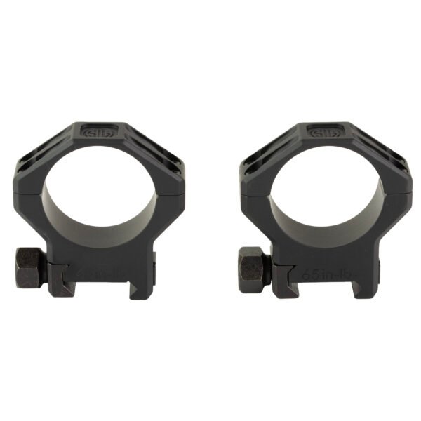 Sig Sauer Alpha6 Scope Ring Set 34mm High Profile 1.12" Al Matte Black