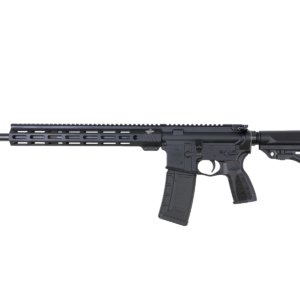 Bushmaster Bravo Zulu AR15 Rifle - Black | 5.56NATO | 16" Barrel | 14" BFI Free Float M-LOK Rail | THRiL Buttstock, Pistol Grip & Mag | Snake Charmer Muzzle Brake | DM2S 2 Stage Trigger