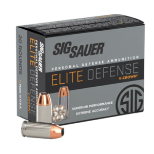 V-CROWN ELITE 40 S&W 165 GR - JHP, 1090 FPS, 20/BX