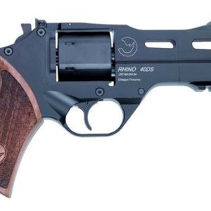 RHINO .357MAG REVOLVER 40 SAR BLK 4IN BBL W/3 MOON CLIPS 6RD