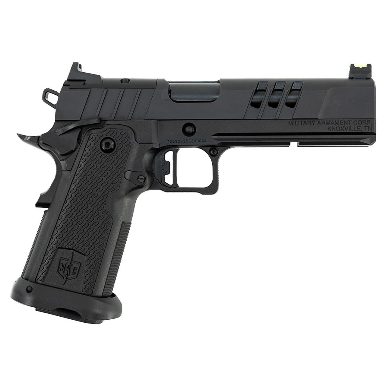 SDS MAC 9 DS-D Handgun 9mm Luger  17rd Magazines(2) 5'' Barrel  AOS Optic Plate Black