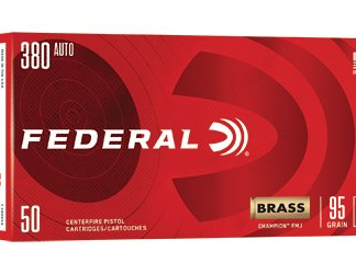 FED CHAMP 380AUTO 95GR FMJ 50/1000