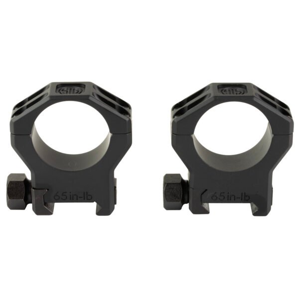 Sig Sauer Alpha6 Scope Ring Set 30mm High Profile 1.12" Al Matte Black