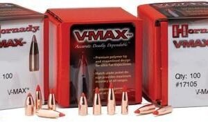 Hornady V-MAX Bullets .22 cal .224" 40 gr V-MAXBT 250/ct