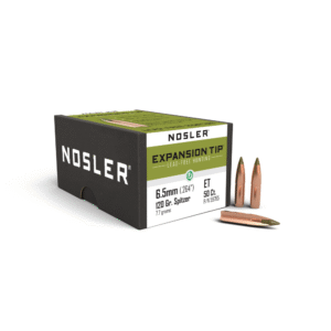 Nosler E-Tip Lead-Free Hunting Bullets 6.5mm .264" 120 gr SPTZ E-TIP 50/ct