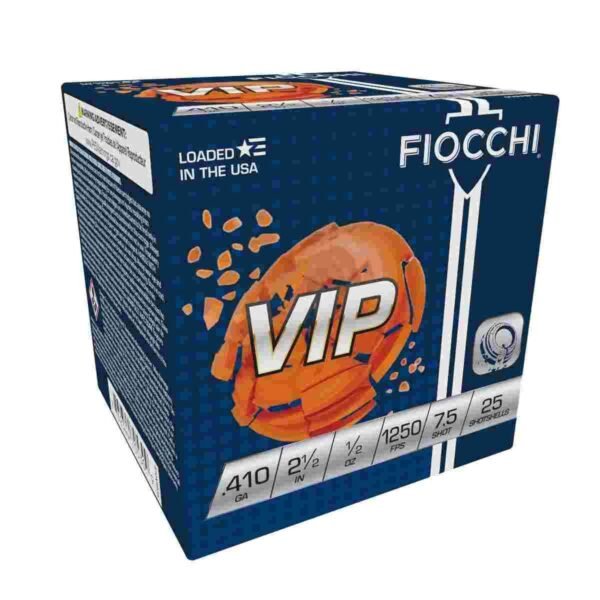 Fiocchi Premium Target Loads .410 ga 2 1/2" 1/2 oz #7.5 1250 fps 25/ct