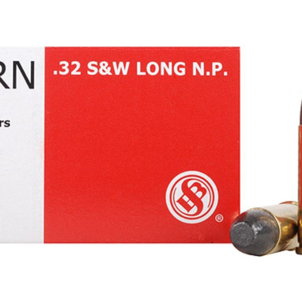 Sellier & Bellot Pistol & Revolver Ammo .32 S&W Long 100 gr LRN 50/Box