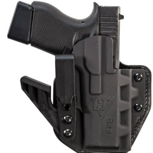 CompTac eV2 Max Hybrid Appendix IWB Holster - SW - MP Shield 9mm/40 - Right - Black