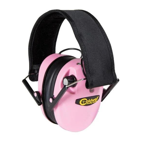 Caldwell E-MAX Low Profile Hearing Protection - Pink