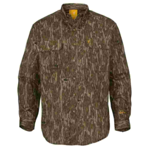 Browning Wasatch-CB Shirt Button-Front 2 Pocket Mossy Bottomland S