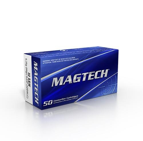 MagTech Handgun Ammunition .32 S&W Long 98 gr SJHP 778 fps 50/box
