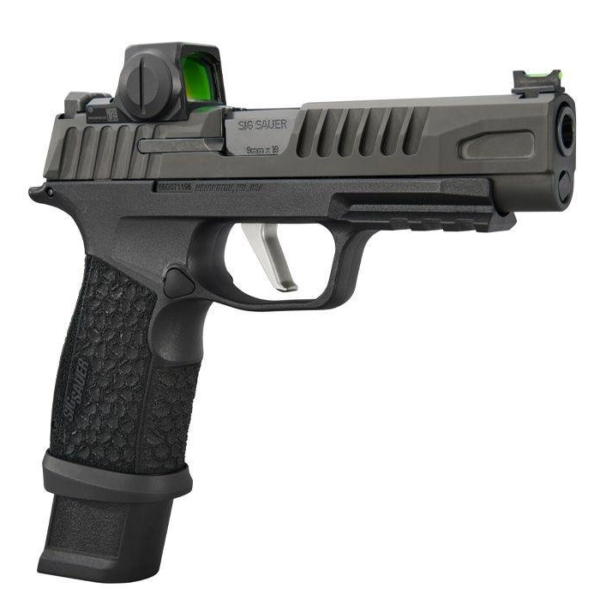 Sig Sauer P365 Fuse Handgun with Romeo-RS 9mm Luger 17(1)&21(2) Magazines 4.3" Black 3MOA