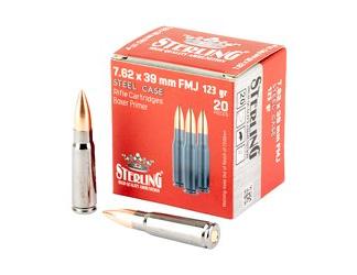 STERLING SC 762X39 123GR FMJ 20/1000