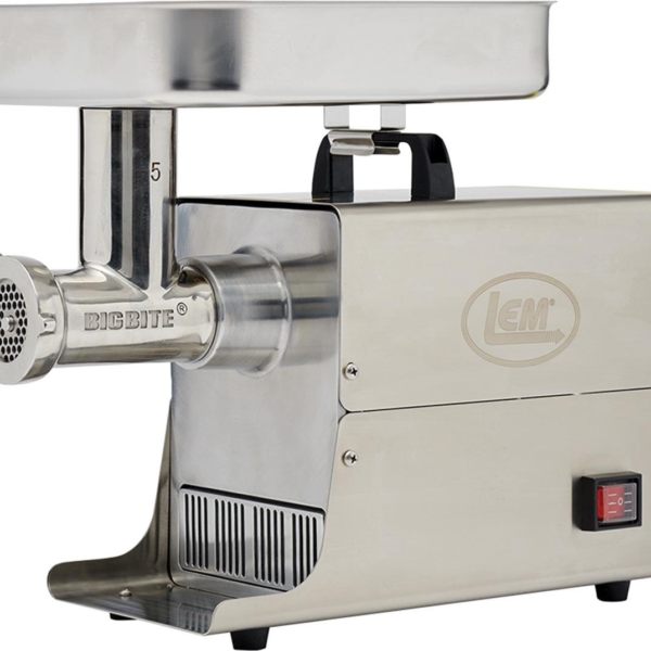 LEM Products #5 Big Bite Stainless Steel Electric Grinder