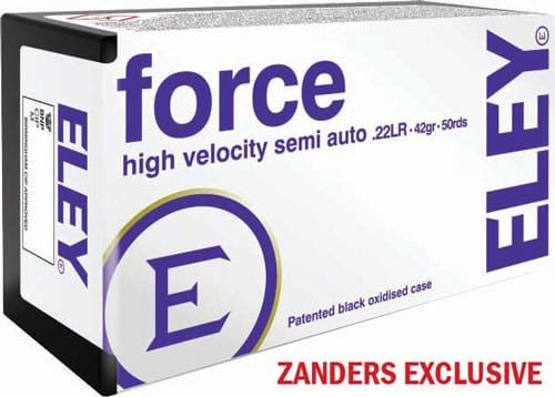 ELEY FORCE 22LR 42GR RN - 50RD 100BX/CS