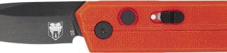 COBRATEC STINGER FOLDER 1.9" - RED/BLACK D2 BLADE SD BUTTON