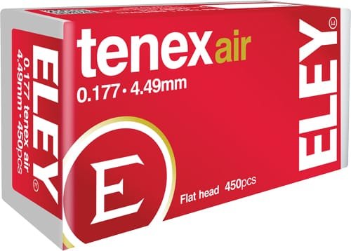 ELEY TENEX AIR PELLETS 177 - 4.49MM 8.2 GRAINS 450-PACK