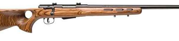 SAVAGE 25LW VARMINTER-T 22HORN - 24" ACU-TGR BLU/BRN LAM T-HOLE