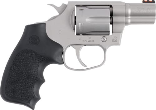 COLT COBRA 38SPL+P FS 2.1" 6RD - STAINLESS RUBBER GRIP RED FO