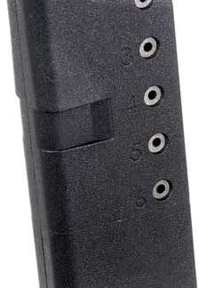 PRO MAG MAGAZINE FOR GLOCK 42 - 380ACP 6RD BLACK POLYMER