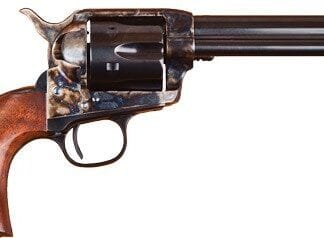 CIMARRON P-MODEL 38SPL/357MAG - OM FS 5.5" CC/BLUED WALNUT