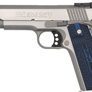 COLT GOLD CUP LITE 9MM 5" 8RD - STAINLESS BLUE G10 GRIPS