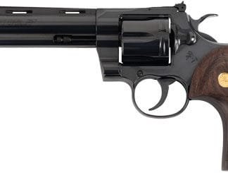 COLT PYTHON 357MAG 6" 6RD - BLUED WALNUT GOLD MEDALLION