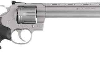 COLT PYTHON 357MAG 8" 6RD - MATTE STAINLESS HOGUE GRIPS