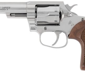 COLT VIPER 357MAG 4.25" 6RD - STAINLESS WALNUT GRIPS