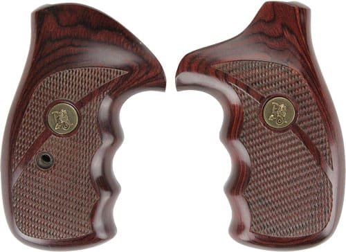PACHMAYR LAMINATED WOOD GRIPS - S&W K&L-FRAME RND BUTT ROSEWD
