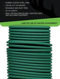 HME RUBBER WIRE 25' GREEN