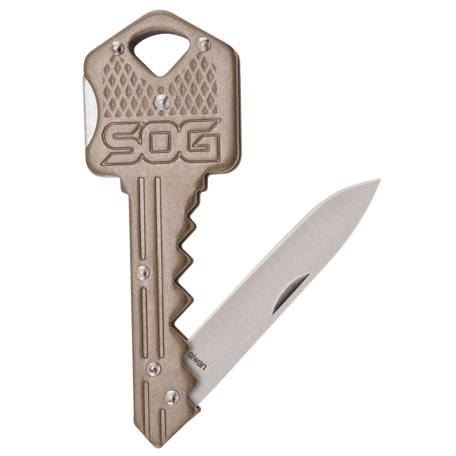 SOG Key Knife Brass