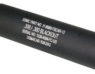 GUNTEC AR10 SLIP OVER FAKE - SUPPRESSOR BLACK