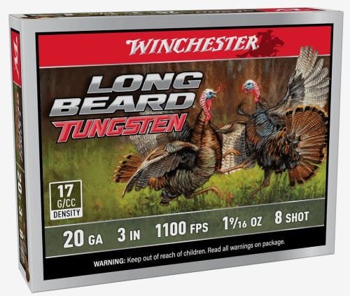 WINCHESTER LONG BEARD TS17 - 20GA 3" 1-9/16OZ #8 5RD 10BX/C