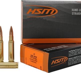 HSM SUBSONIC 308 WIN 175GR - BTHP MATCH KING 20RD 10BX/CS