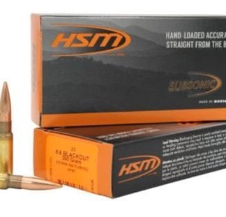 HSM SUBSONIC 8.56 BLACKOUT - BTHP 20RD 25BX/CS