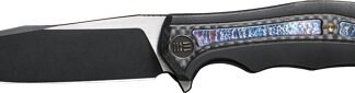 WE KNIFE ZONDA 4.05" BLACK - TITANIUM/BLACK STONEWASH