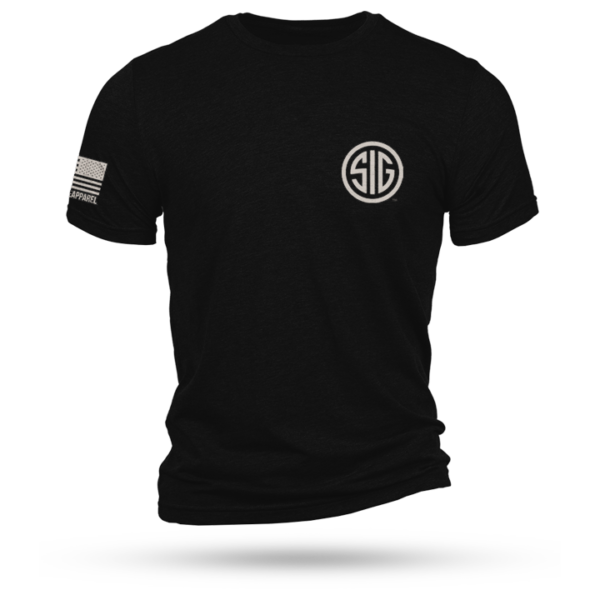 Nine Line Sig Sauer Logo Short Sleeve Shirt Black L