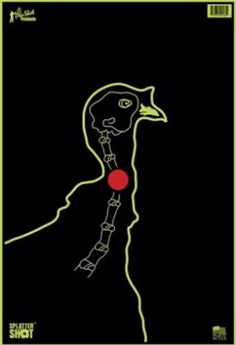 SPLATTER SHOT TARGET 12"X18" - TURKEY 8PK