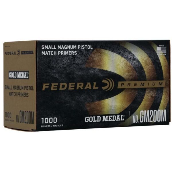 Federal Gold Medal Centerfire Small Magnum Pistol Match Primer .200 cal 1000/ct