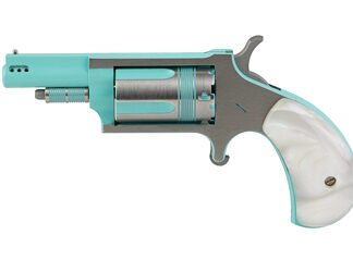NAA MINI REV IRIS 22WMR 5RD TURQ/SLV