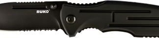 RUKO FOLDER SPRING ASSIST - 3.25" ALUMINUM BLACK HANDLE
