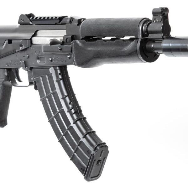 Zastava ZPAP92 AK-47 Pistol BULGED TRUNNION 1.5MM RECEIVER - Stained Wood Handguard | 7.62x39 | 10" Chrome Lined Barrel | Booster Brake | Rear Trunnion Picatinny Rail