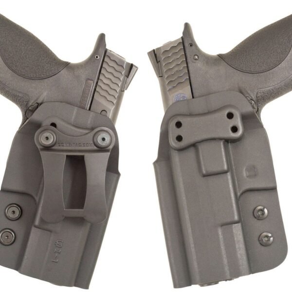 CompTac QI IWB Kydex Holster- Modular Fit-Size 1-Black