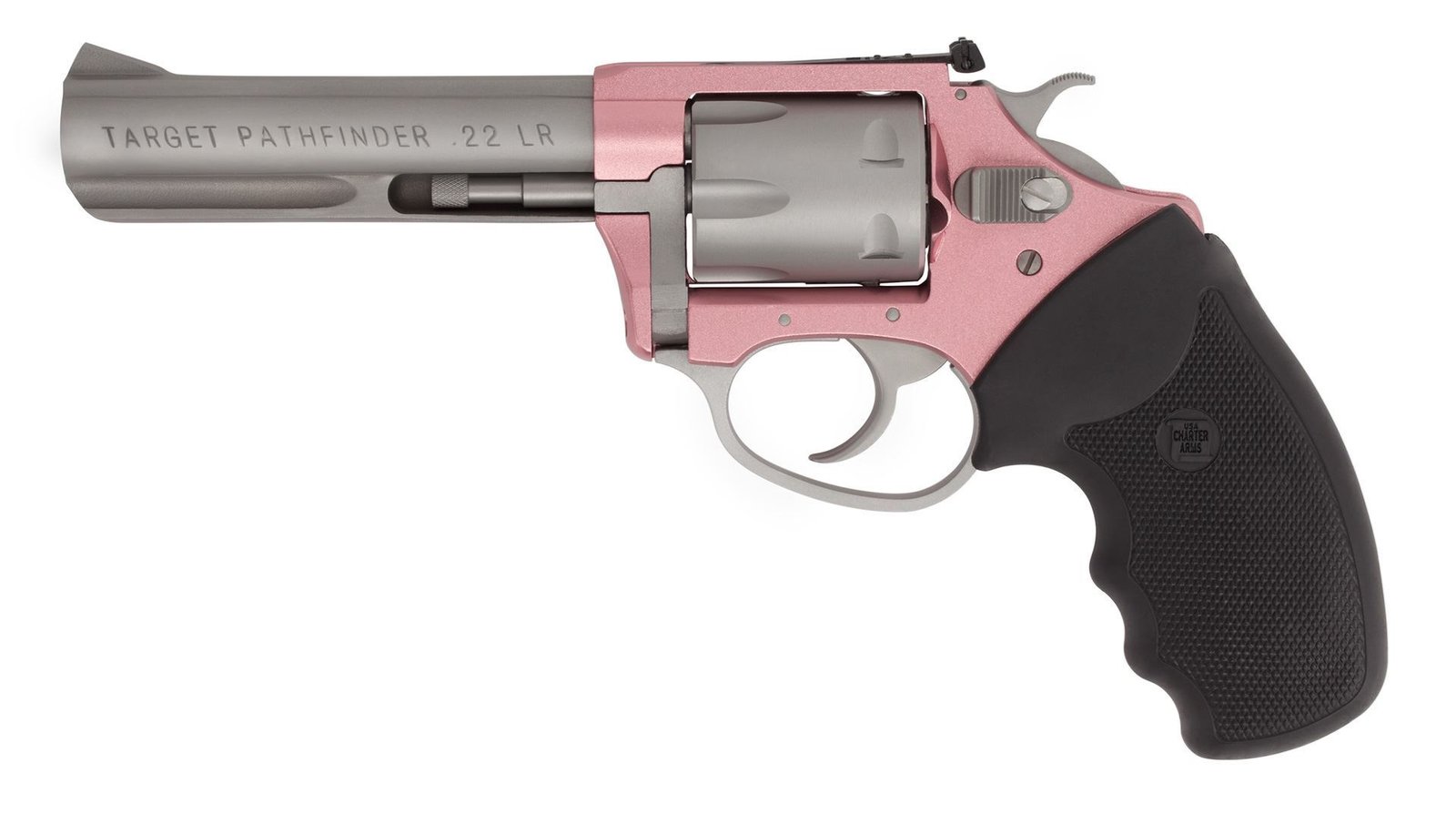 Charter Arms Model 52232 The Pink Lady .22LR 4.2" 8 Rounds Pink/Stainless