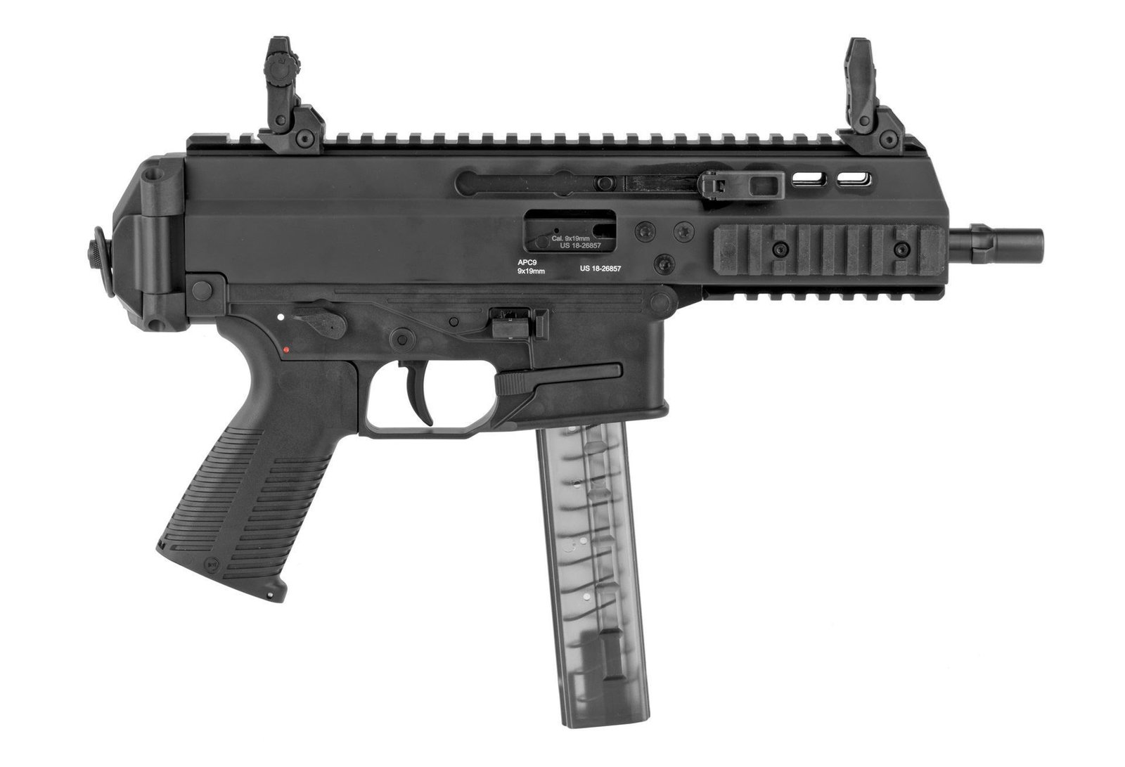 B&T APC9 Pro Handgun 9mm Luger 21rd Magazine 6.8" Barrel Black - Image 2