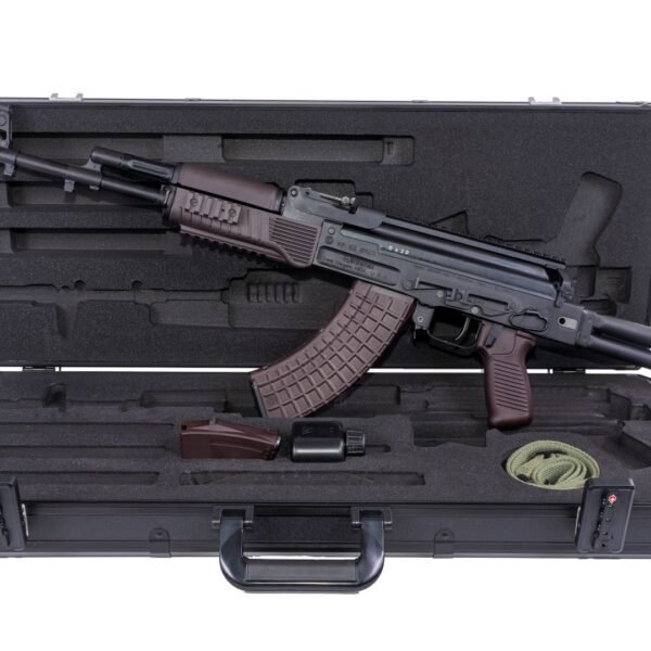 Arsenal SAM7SF 7.62x39mm Semi-Auto Rifle with Plum Furniture & AR-M5F Rail System Plum 30rd Mag