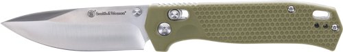 S&W KNIFE 24/7 PIVOT LOCK DROP - POINT 3.3" SS/GRAY