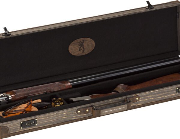 BROWNING LUGGAGE CASE O/U & BT - TO 32" DARK MADERA WOOD GRAIN