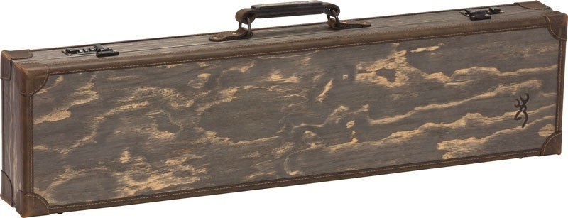 Browning Luggage Case O/U & BT - To 32" Dark Madera Wood Grain - Image 2